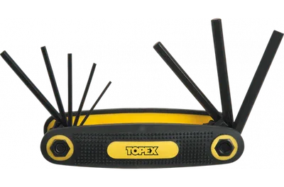 Set çelësa imbus Topex 35D958, 1.5–6mm, 8 copa, multifunksional - 1