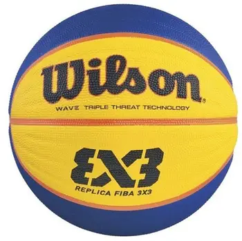 Top basketbolli Wilson FIBA 3X3 Mini, gome, mini, verdhë blu