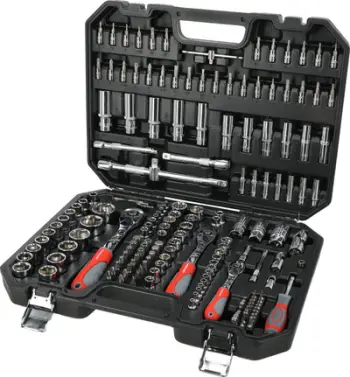 Set çelësa koke Proline 58179, 94 copë, 1/2" 3/8" 1/4", në kuti