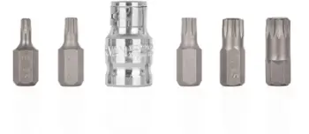 Set çelësa spline Special M5 M12, 6 copë, krehër 1/2", çelik S2
