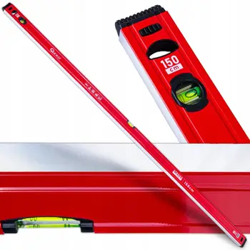 Nivel alumini Magnetik Eko Strong Line, 150 cm, i kuq
