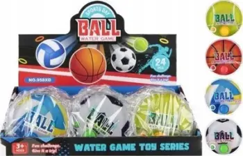 Top lodër Mega Creative Water Game Ball, 10 cm, shumëngjyrësh