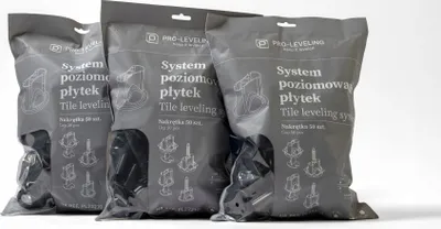 Dado niveli për pllaka Pro Leveling, set 50 copë, plastike - 5