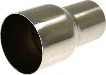 Dalje shteruese TurboWorks Muffler Tip, hyrje 51mm, dalje 70mm, çelik inox