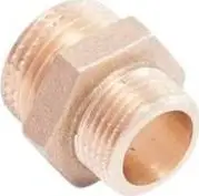 Nipël reduktues bronzi Sizer Fitting 375, 1 1/2" në 1 1/4"