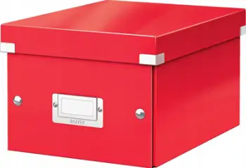 Kuti ruajtëse Leitz WOW Click &amp; Store Small, formati A5, e kuqe