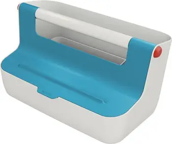 Kuti ruajtjeje me dorezë Leitz Cosy, për dokumente A4, plastike, blu
