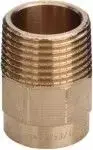 Nipel kalimi Viega 94243G, 10mm x R 1/4", bronz i kuq