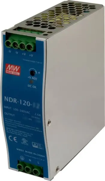 Furnizues energjie MeanWell NDR-120-48, DIN rail, 48V 120W