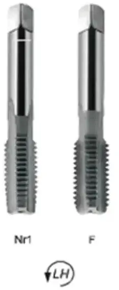 Set çepojsash metalike Fanar DIN352 M10 LH, 2 copë, HSS