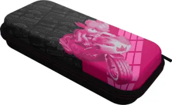 Kuti udhëtimi PDP Travel Case Plus GLOW Grand Prix Peach, për Nintendo Switch, rozë