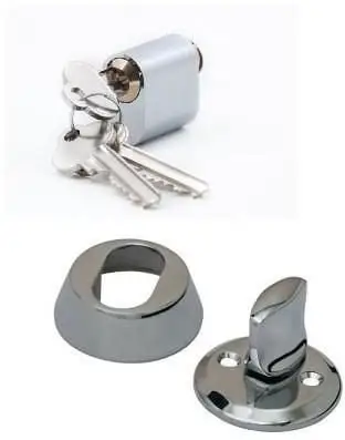 Set cilindrash skandinav Valnes E701 18, cilindër i profilizuar, krom