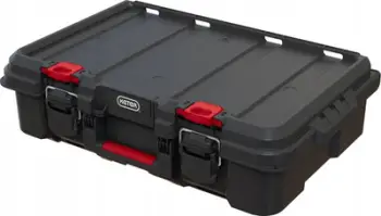Kuti veglash Keter Stack N Roll 253382, IP54, plastike rezistente, gri