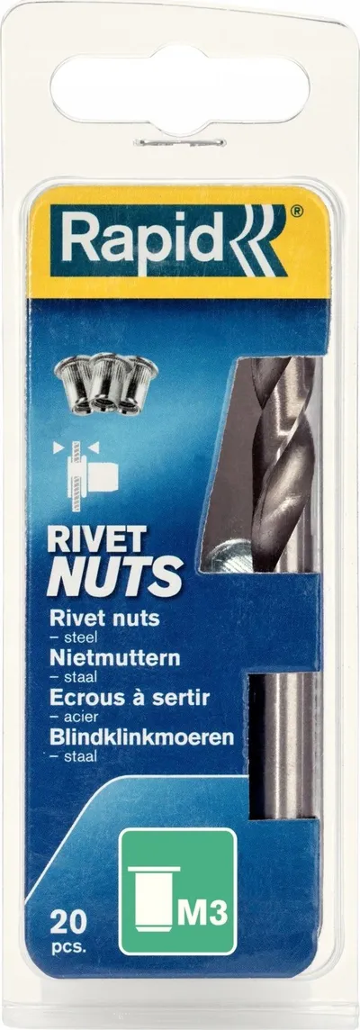 Dado nitimi Rapid M3 5000670, për panele të holla, metalike - 3