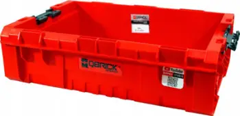 Kuti veglash Qbrick System Pro Box 2.0 130, 9L, modulare, e kuqe