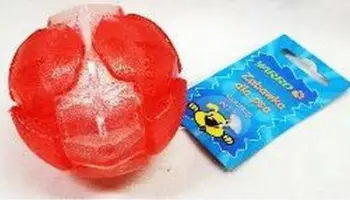 Top lodër për qen Yarro YARRO TOY BALL, TPR me LED, 6.5 cm, i kuq e bardhë