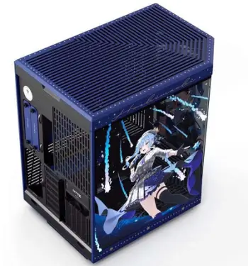 Kutia PC HYTE Y70 Hoshimachi Suisei, E ATX, xham i temperuar, blu