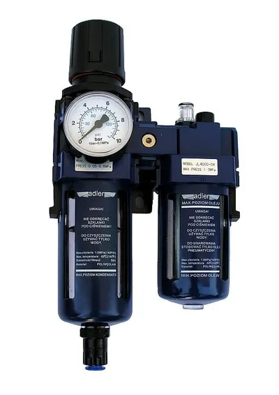 Njësi filtrues rregullator vajosës AIRRIVE AD-4005FRN, 1/2", me valvul shkarkimi automatike - 1