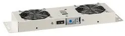 Njesi ventilatori EFB 691656ws, me termostat, për kabinet 19" mur, e bardhë