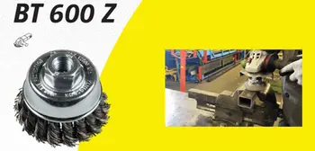 Furrë filamenti Klingspor K CUP BRUSH BT600Z, 65mm, fijë inox, M14