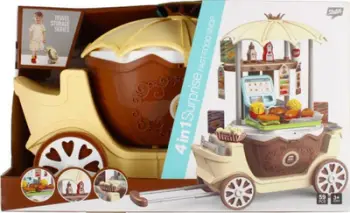 Kuzhinë lodër Mega Creative Kitchen AKC, me rrota, portative, shumëngjyrëshe