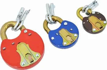 Kyç sigurie Awtools Mars Padlock, 50mm, çelës tubular, i argjendtë