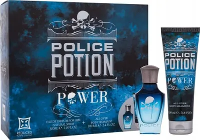 Set dhurate Police Potion Power, Eau de Parfum 30ml, Xhel dushi 100ml - 2