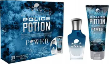 Set dhurate Police Potion Power, Eau de Parfum 30ml, Xhel dushi 100ml