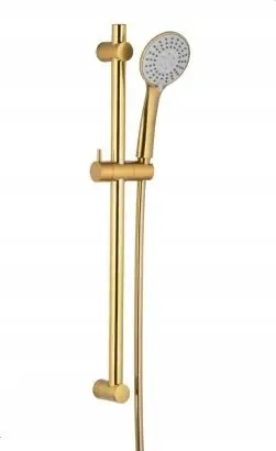 Set dushi Kfa Moza Gold 841-365-31, shinë muri, dush dore 3 rryma, ari i furçuar