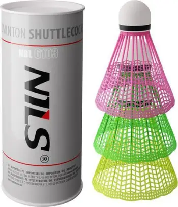 Topa për badminton NILS Extreme NBL6103, 3 copë, shumëngjyrësh