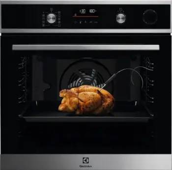 Furrë inkaso me avull Electrolux EOC6H76X SteamCrisp, 72L, ekran LED, e zezë