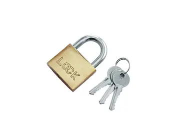 Kyç bronzi Modeco BOXER LOCK MN-02-050, 50mm, hark çeliku, ngjyrë bronzi
