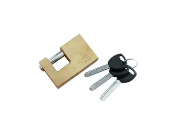 Kyç sigurie Modeco Brass Padlock EXTRA LOCK MN-02-475, 75mm, trup bronzi
