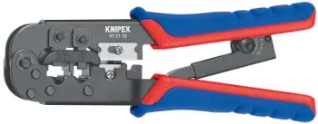 Darë krimpimi Knipex 97 51 10, 190mm, për fisha RJ11 RJ12 RJ45, e zezë