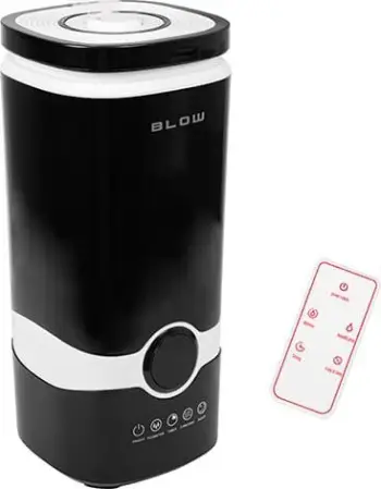 Lagështues dhe difuzor aromash H-04, 4L, higrometër me termometër, i zi