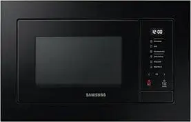 Furrë me mikrovalë e integruar Samsung MG23A7318CK, 23L, 1300W me skarë, e zezë