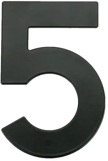 Numër shtëpie Stabilus House Number 5 MB-5, 145mm, i zi