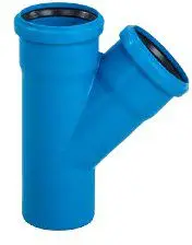 Nyje tubi MAGNAPLAST ULTRA, 45°, 110/75 mm, blu