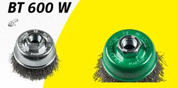 Furre kupë Klingspor K. CUP BRUSH BT600W, 80mm, tel i valëzuar, M14