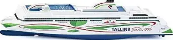 Traget lodër SIKU 1728 Tallink Megastar, shkalla 1:1000, metal dhe plastikë, bardh e blu me jeshile