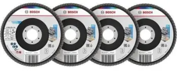 Set disqe bluarëse Bosch Accessories 2608626160, kokrrizim 40 deri 120, për metal dhe dru