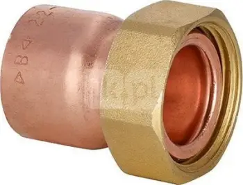 Nyje lidhëse e drejtë Comap 359 GCL, dalje femër 1/2", për tub bakri Ø18