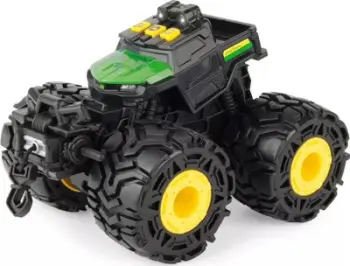 Traktor lodër Tomy John Deere Monster Treads, drita dhe tinguj, jeshil