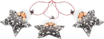 Dekor Krishtlindjesh Saska Garden Star 13959884, dekor ylli, për ambiente të brendshme