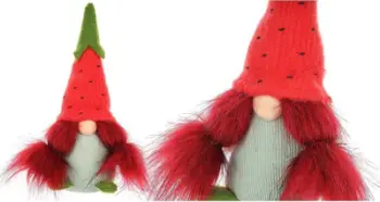 Figurë dekorative Saska Garden GNOME GNOME Strawberry, 20cm, pranverore, e kuqe