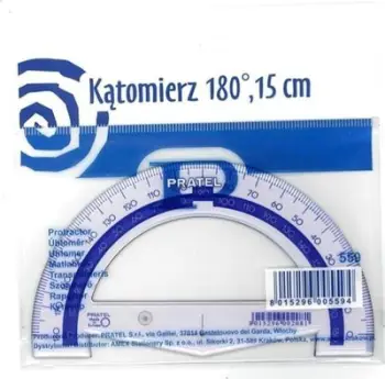 Transportuer PRATEL, 15cm, 180°, transparent