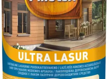 Lak dekorativ për dru Pinotex Ultra Lasur, 3L, për përdorim të jashtëm, rowan berry