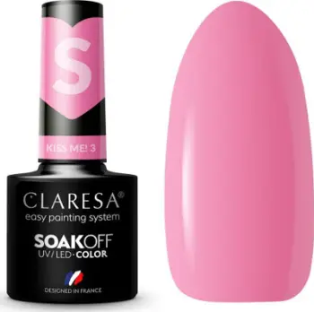 Lak gela për thonj Claresea SoakOff Color Kiss Me, UV/LED, 5 g