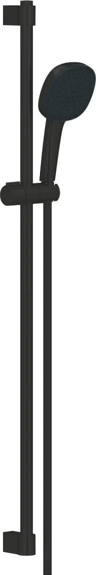 Set dushi Grohe Tempesta Cube 110, shinë 90 cm, mat i zi - 1