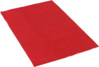 Set fletësh filci Penword Decorative Felt, 20x30cm, 10 copë, e kuqe